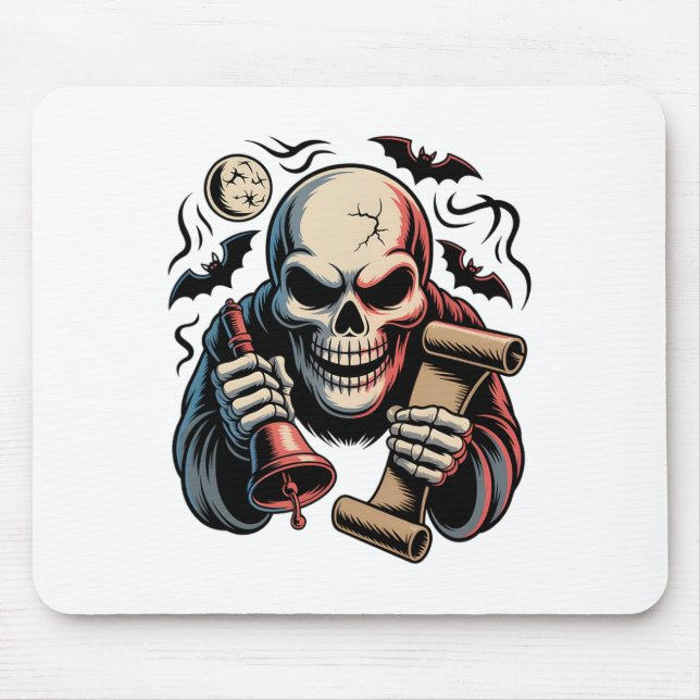 Haunted Herald Skeleton Halloween 1 Musmatta (Framsidan)