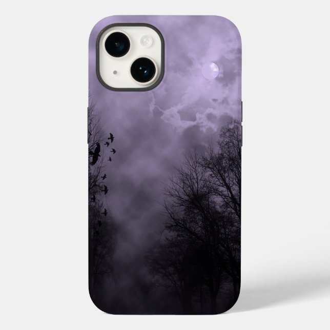 Haunted Himlar Lila Mist iPhone (Baksida)