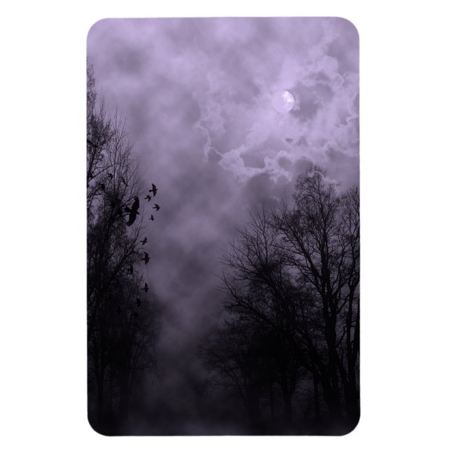 Haunted Himlar Lila Mist Magnet (Vertikal)