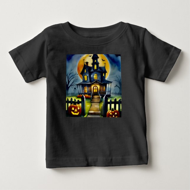 Haunted Hollow & Måne T Shirt (Framsida)