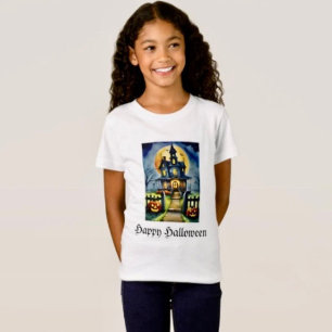 Haunted Hollow & Moon T Shirt