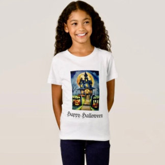 Haunted Hollow & Moon T Shirt