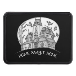 Haunted House and Bats Halloween  Dragkroksskydd