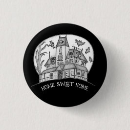 Haunted House and Bats Halloween  Knapp