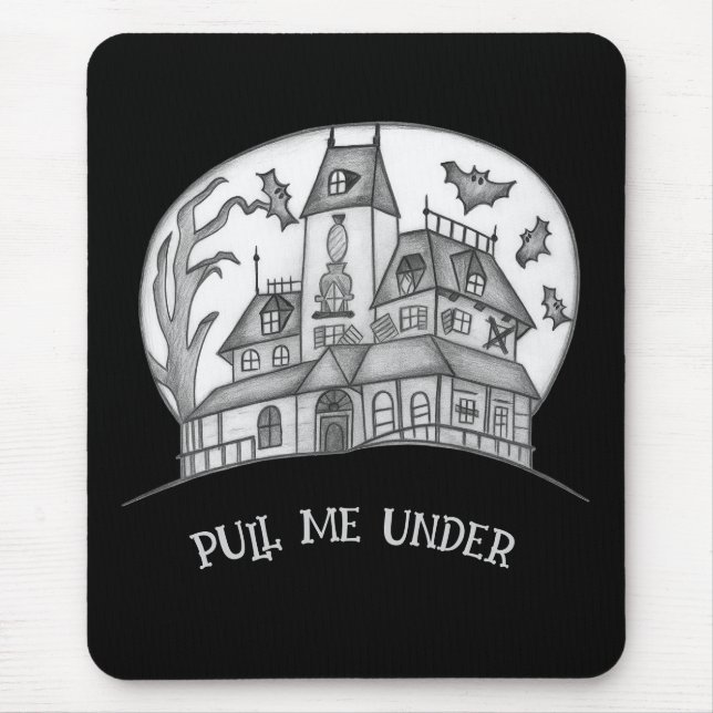 Haunted House and Bats Halloween  Musmatta (Framsidan)