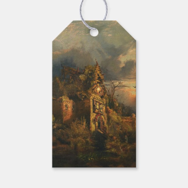 Haunted House (av Thomas Moran) Presentetikett (Framsidan)