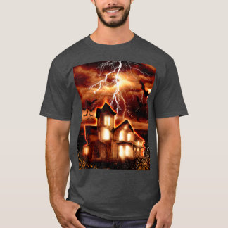 Haunted House Blitz och Thunder T Shirt