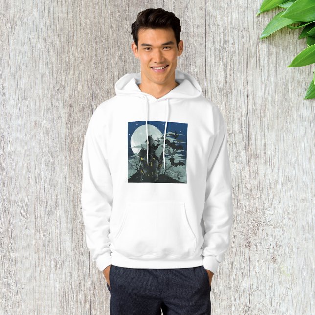 Haunted House Full Moon Manar Hoodie (Skapare uppladdad)