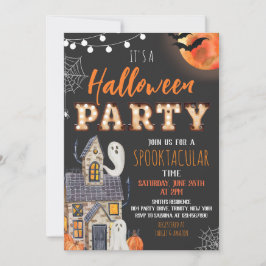 Haunted House Halloween fest Inbjudningar