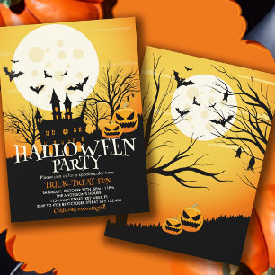 Haunted House Halloween fest Inbjudningar