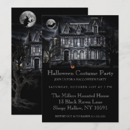 Haunted House Halloween fest Inbjudningar