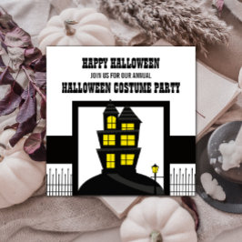 Haunted House Halloween Inbjudan