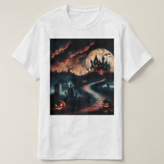 "Haunted House Halloween Night T-Shirt" T Shirt