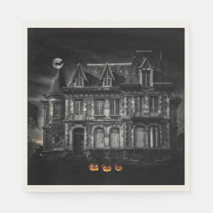 Haunted House Halloween Pappersservett