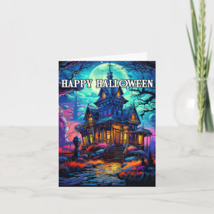 Haunted House Happy halloween Kort