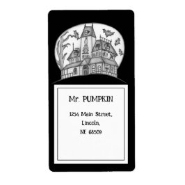 Haunted House och Fladdermus Halloween Fraktsedel