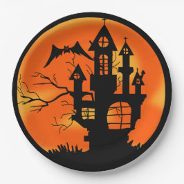 Haunted House Orange Halloween