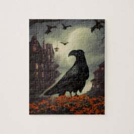 Haunted House Raven  Pussel
