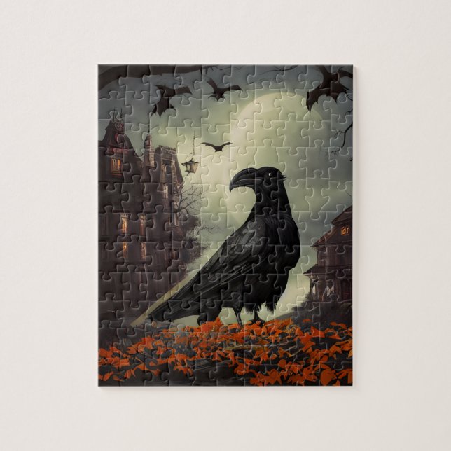 Haunted House Raven  Pussel (Vertikal)