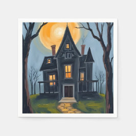 Haunted House | Spooky Halloween Party Pappersservett
