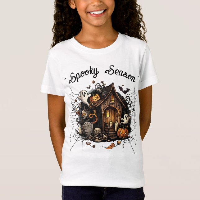 Haunted House Spooky T-Shirt 👻 🎃 (Framsida)