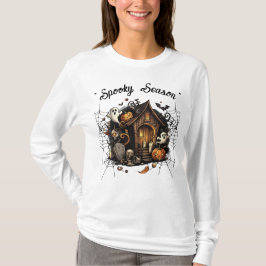 Haunted House Spooky T-Shirt 👻 🎃