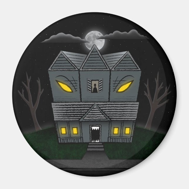 Haunted Monster House Magnet (Framsidan)