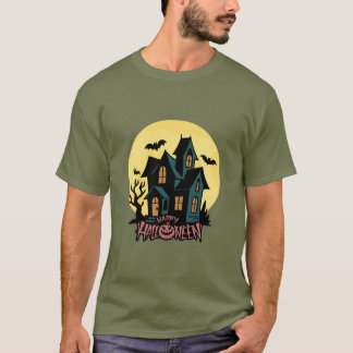 Haunted Moonlight Halloween T-Shirt