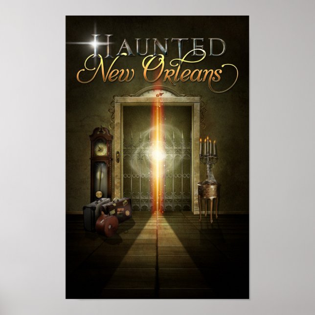 Haunted New Orleans Ghost Elevator Poster (Framsidan)