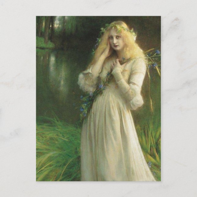 Haunted Öga Ophelia Vykort (Framsida)