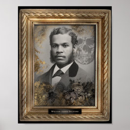 Haunted Porträtt | Afrikansk-amerikansk man Poster