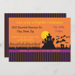 Haunted Rand Inbjudningar