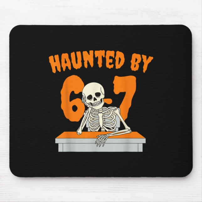 Haunted Six Seven 6 7 Meme 67 Skeleton Hand Hallow Musmatta (Framsidan)