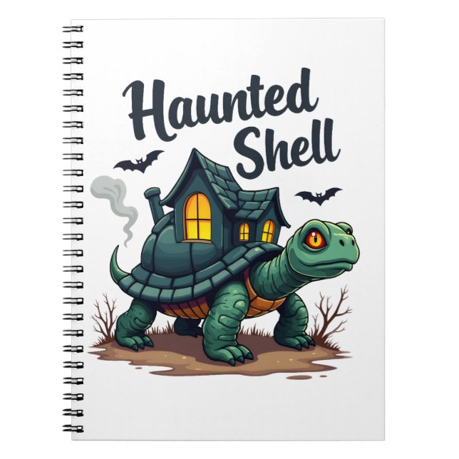 Haunted Snäcka Turtle Anteckningsbok (Framsidan)