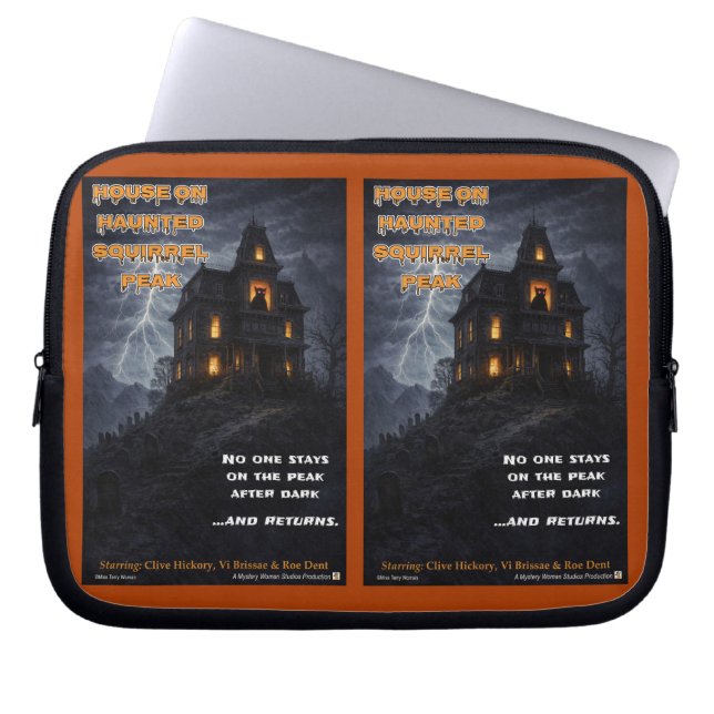 Haunted Squirrel Peak Laptop Fodral (Framsidan)