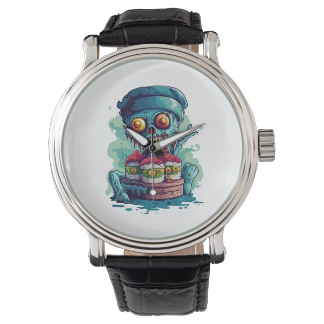 Haunted Sushi Chef Armbandsur (Framsida)