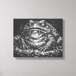 Haunted Toad Sigil av BurnsInHell Canvastryck
