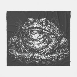 Haunted Toad Sigil av BurnsInHell Fleecefilt