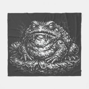 Haunted Toad Sigil av BurnsInHell Fleecefilt