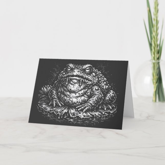Haunted Toad Sigil av BurnsInHell Kort (Framsida)