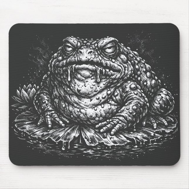 Haunted Toad Sigil av BurnsInHell Musmatta (Framsidan)