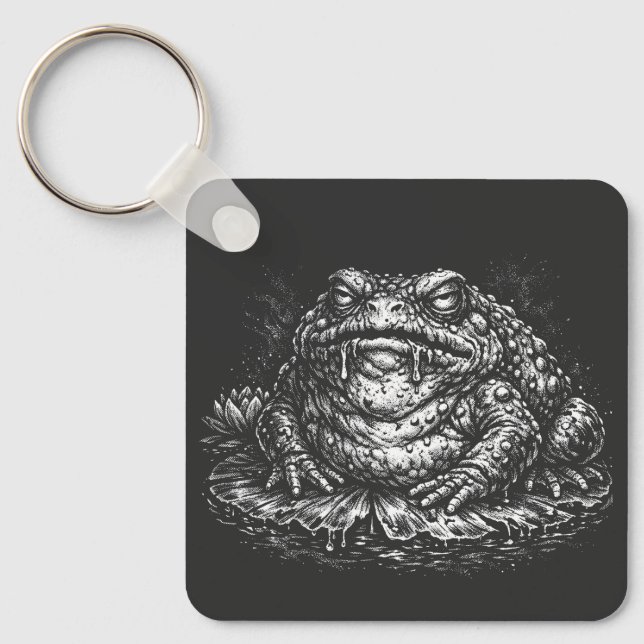 Haunted Toad Sigil av BurnsInHell Nyckelring (Framsida)