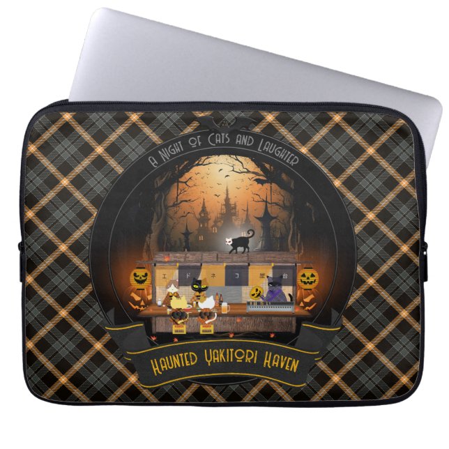 Haunted Yakitori Haven Laptop Fodral (Framsidan)