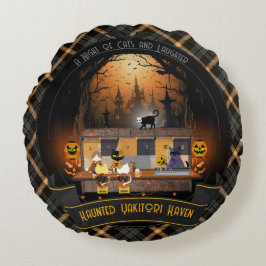 Haunted Yakitori Haven Rund Kudde