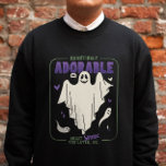 Hauntely Adworthy Funny Halloween Ghost Ord Lång Ärmad Tröja<br><div class="desc">Få redot att hemsöka Halloween-scenen med vår "Hauntely Adely Halloween Ord" t-shirt! Det är perfekten som blandas av skämt och söt, med roligt ord som får alla att skrika med skratt. Vare sig du ska lura eller behandla eller bara vill ta till dig månadens skämt, är den här t-shirt en...</div>