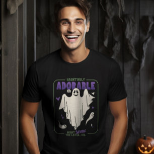 Hauntely Adworthy Funny Halloween Ghost Ord T Shirt