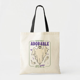 Hauntely Adworthy Funny Halloween Ghost Ord Tygkasse