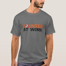 Haunter på arbete - Halloween arbetararbete T Shirt