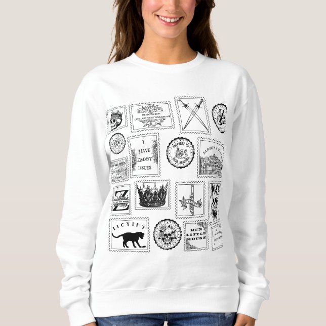Haunting Adeline Inspirerad Coquette Mörk Romantik T Shirt (Framsida)