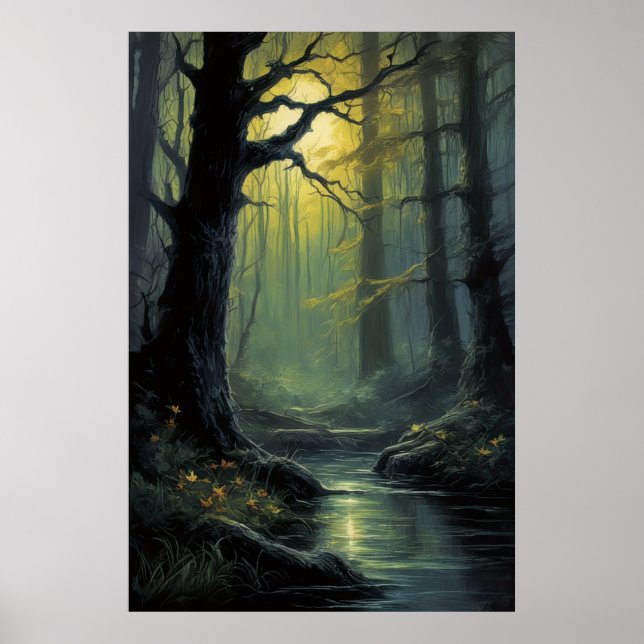 Haunting Beauty of an Ancient Swamp Poster (Framsidan)